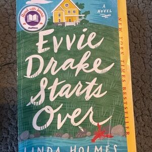 Evvie Drake Starts Over by - Green and Yellow Cover